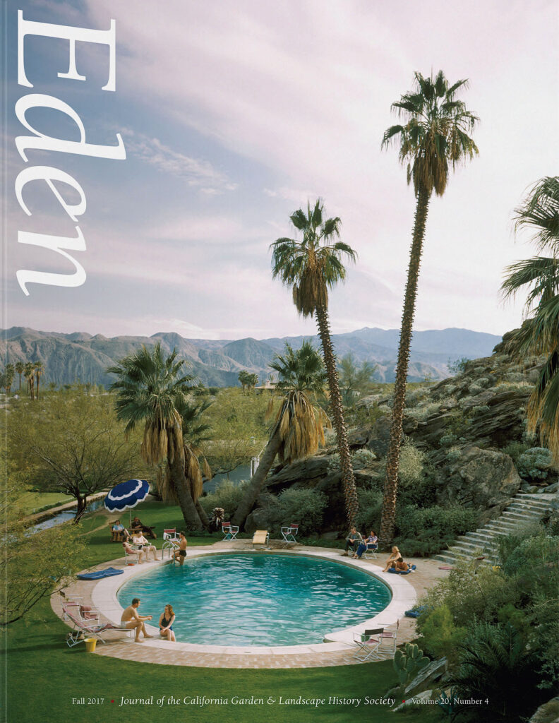 magazine cover california garden landscape history society eden