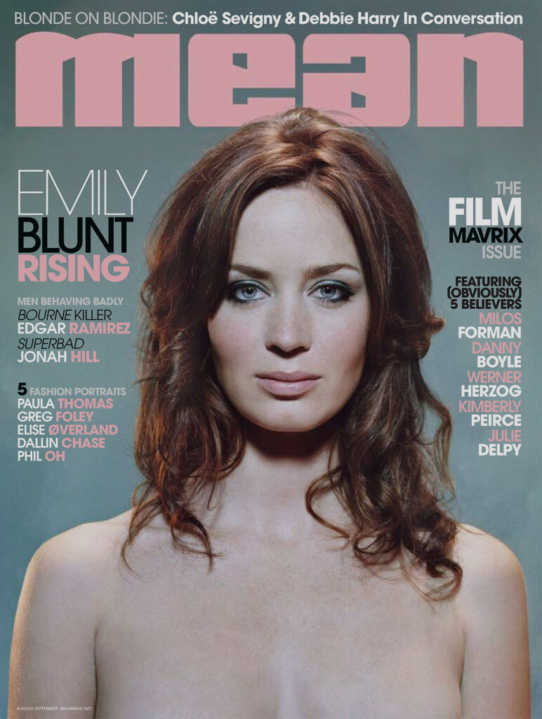 magazine cover mean blunt august-september 2006
